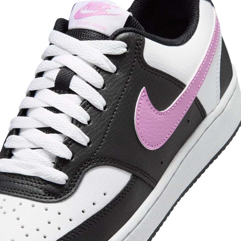 Nike Court Vision Low Next Nature sneakers "Black & Light Magenta" | Dames | Sportstyle | 07 | SPORTSHOWROOM