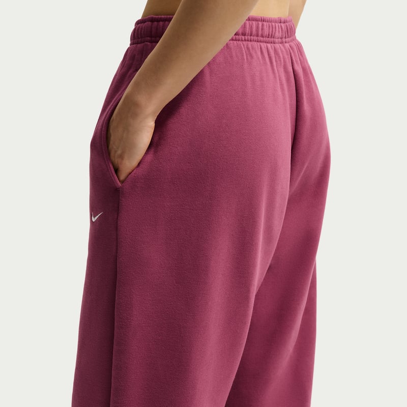 Nike Studio Fleece Medium Weight High-Rise Oversized Cuffed Bukse "Pink Smoke & Sail" | Dame | | 02 | SPORTSHOWROOM