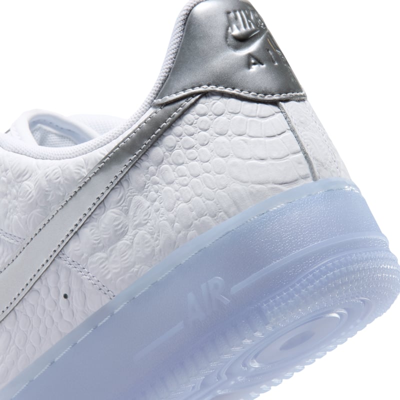 Nike Air Force 1 '07 Crocodile Sneaker "White & Blue Tint" | Herren | Sportstyle | 08 | SPORTSHOWROOM