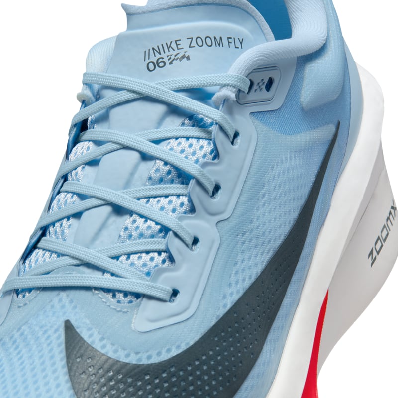 Παπούτσια Nike Zoom Fly 6 "Ice Blue & Bright Crimson" | Άνδρες | Τρέξιμο | 07 | SPORTSHOWROOM