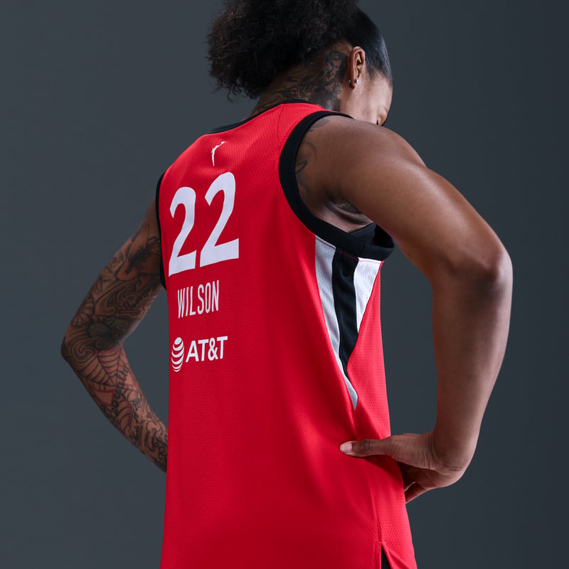 Tricko Nike A'ja Wilson Las Vegas Aces 2024 Rebel Edition Dri-FIT WNBA Victory "University Red" | Ženy | Basketbal | 04 | SPORTSHOWROOM