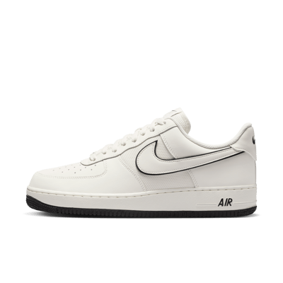 Superge Nike Air Force 1 '07 "Sail & Black" | Moški | Sportstyle | 01 | SPORTSHOWROOM