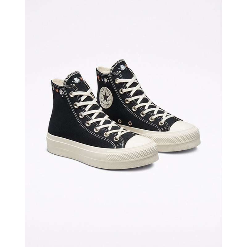 Converse Chuck Taylor All Star Lift Platform High ‘Embroidered Floral’ A01592C 04
