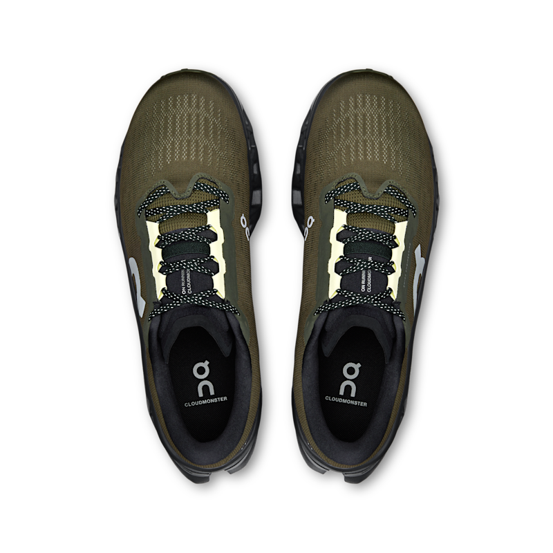 On Cloudmonster 3 løpesko "Olive & Eclipse" | | Løping | 02 | SPORTSHOWROOM