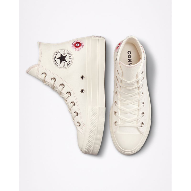 Converse Chuck Taylor All Star Lift Platform High ‘Floral Embroidery’ A02198C 05