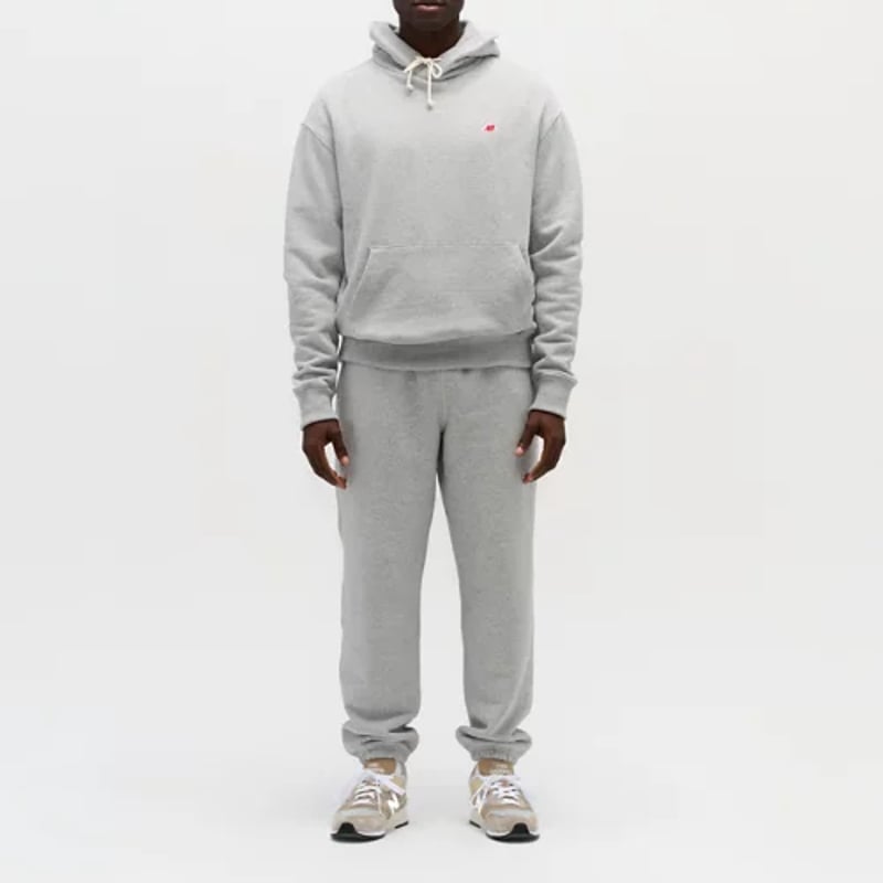 New Balance Made in USA Core Kapucnis pulover "Athletic Grey" | Férfi | | 00 | SPORTSHOWROOM