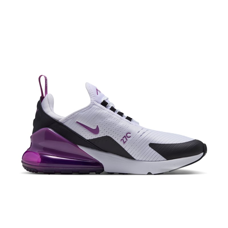 Nike Air Max 270 sneakerek "White & Vivid Purple" | Női | Sportstyle | 03 | SPORTSHOWROOM