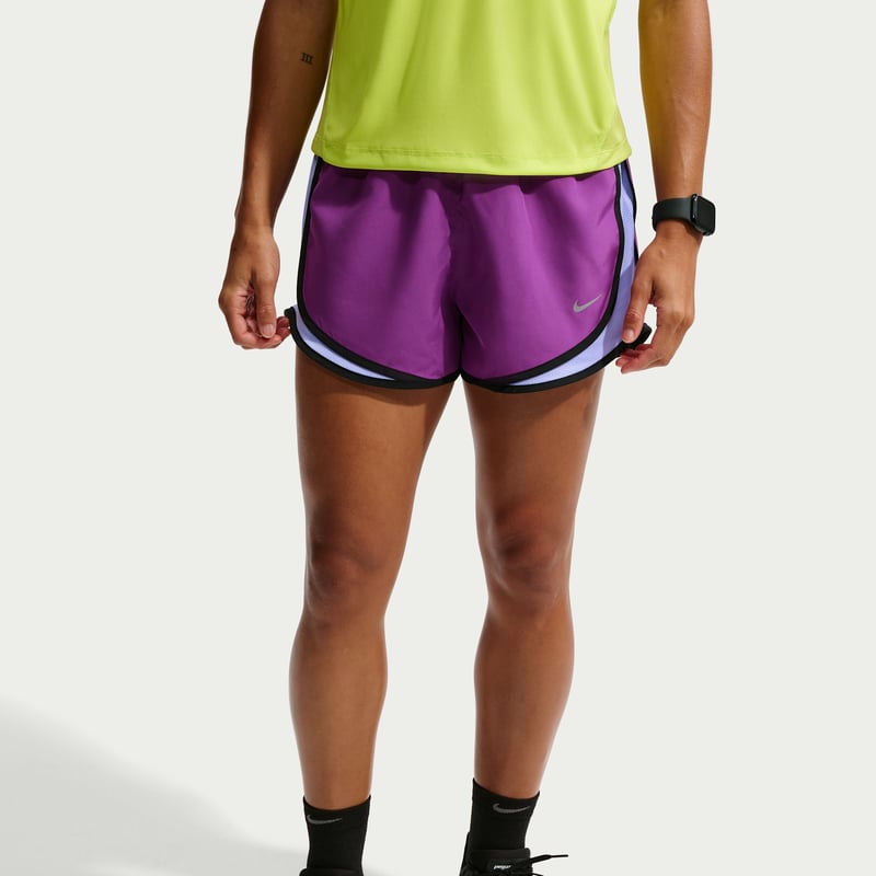 Short Nike Tempo Dri-FIT Mid-Rise Brief-Lined "Bold Berry & Purple Pulse" | Femme | Course à pied | 02 | SPORTSHOWROOM