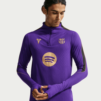 Hlace Nike Kobe FC Barcelona Strike Elite Away Dri-FIT ADV Knit "Black & Field Purple" | Moški | Nogomet | 01 | SPORTSHOWROOM