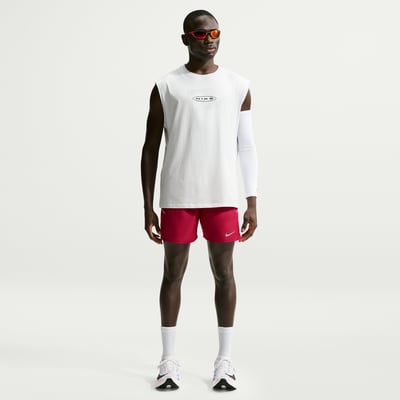 Pantalones cortos Nike Miler Dri-FIT 5" Brief-Lined "Tough Red & Sport Red" | Hombre | Correr | 01 | SPORTSHOWROOM
