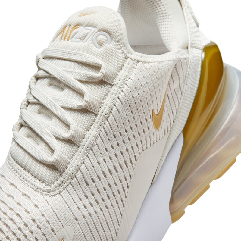 Baskets Nike Air Max 270 "Light Bone & Metallic Gold" | Femme | Sportstyle | 07 | SPORTSHOWROOM