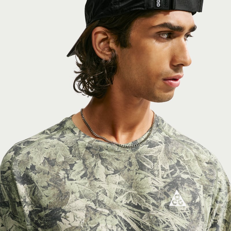 Nike ACG 'Solar Chase' Men's Dri-FIT ADV Shirt "Sequoia & Light Army" | Men | Outdoor | 03 | SPORTSHOWROOM