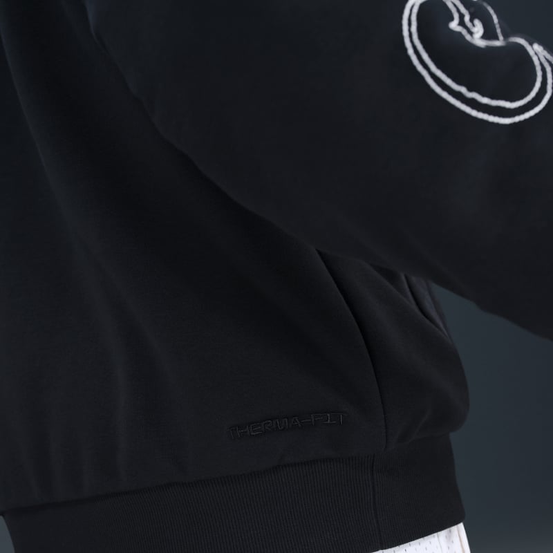 Nike LeBron Standard Issue Therma-FIT Filled Jacka "Black & Sail" | Män | Basket | 02 | SPORTSHOWROOM