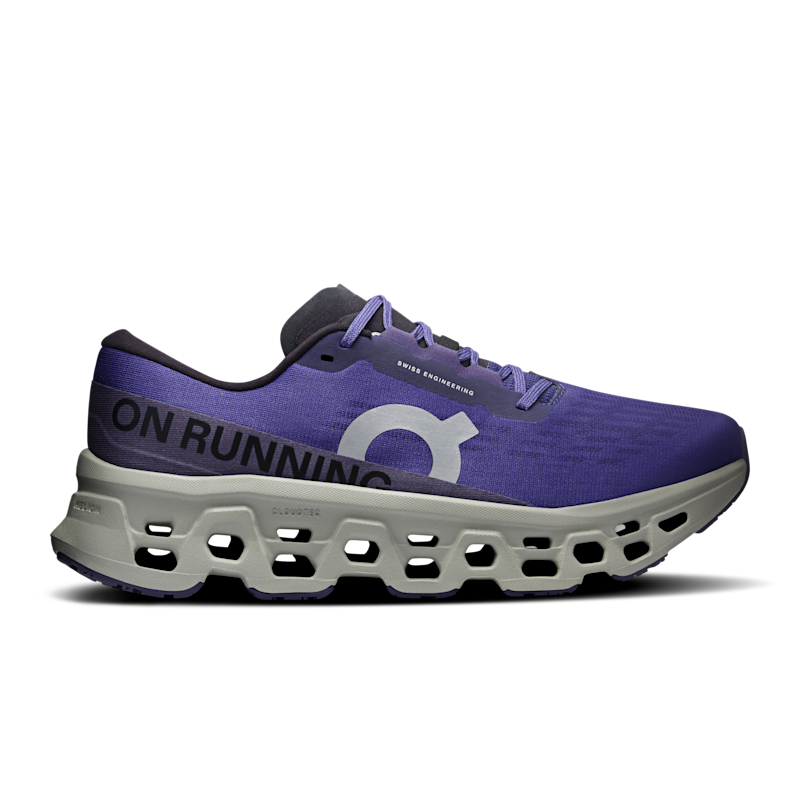 On Cloudmonster 3 running shoes "Twilight & White" | Men | Running | 01 | SPORTSHOWROOM