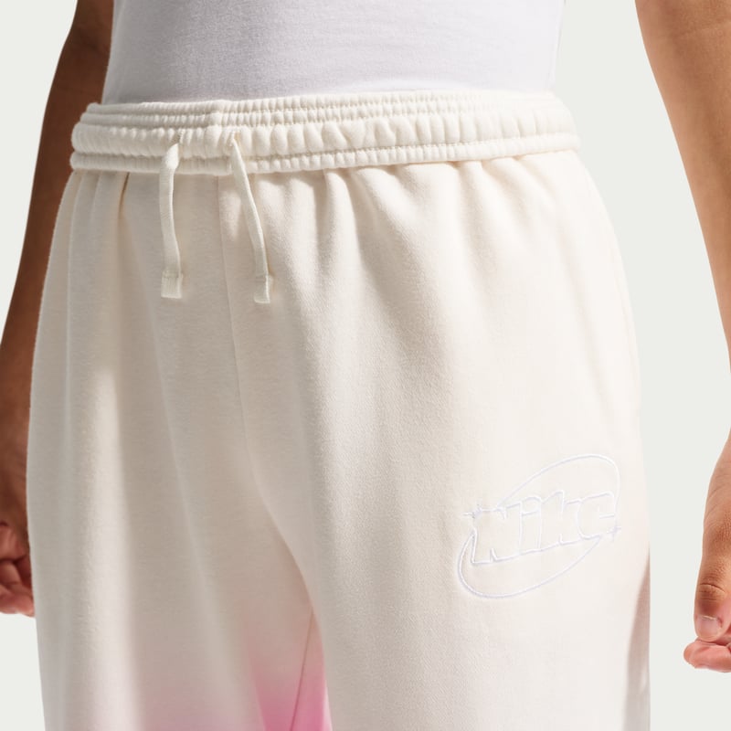 Nike Studio Fleece Loose Bukse "Sail & Playful Pink" | Barn | | 05 | SPORTSHOWROOM
