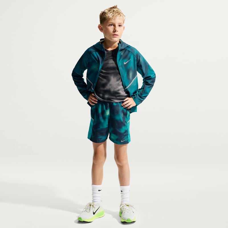 Short Nike Miler Dri-FIT "Bright Spruce" | Enfant | Course à pied | 01 | SPORTSHOWROOM