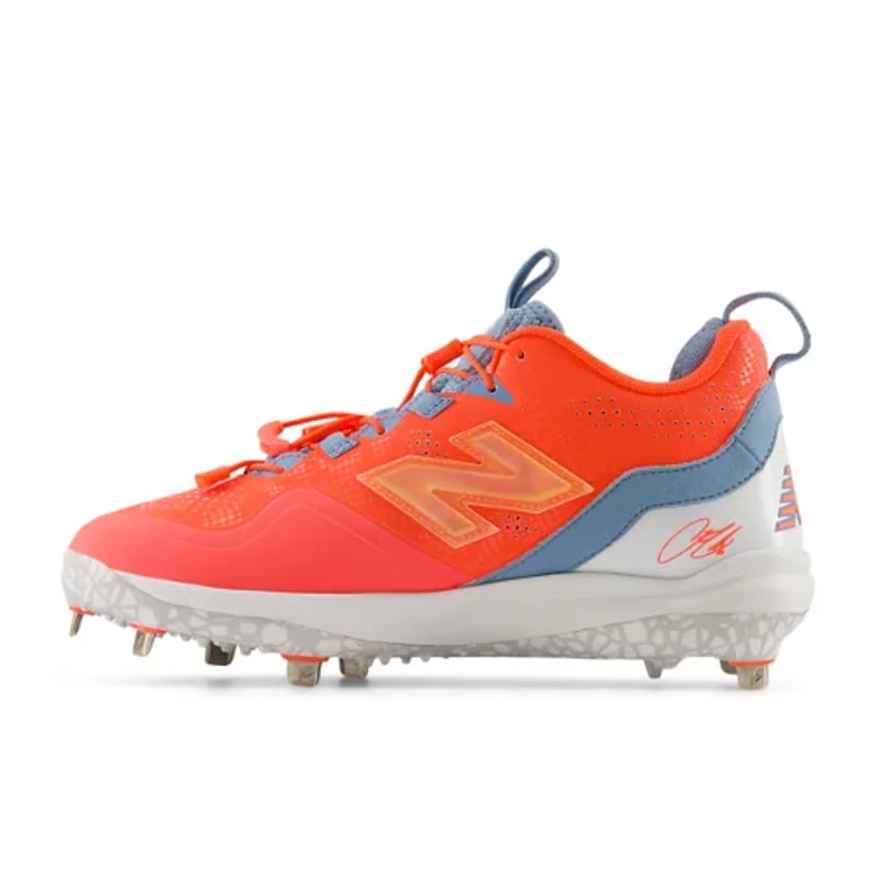New Balance Fuelcell Lindor 3 baseballsko "Urgent Red & White" | Dame & Herre | Baseball | 01 | SPORTSHOWROOM