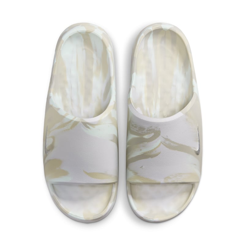 Nike Calm 2.0 Marbled Slide sneakers "Off White & Barely Green" | Dame | Sportstyle | 05 | SPORTSHOWROOM