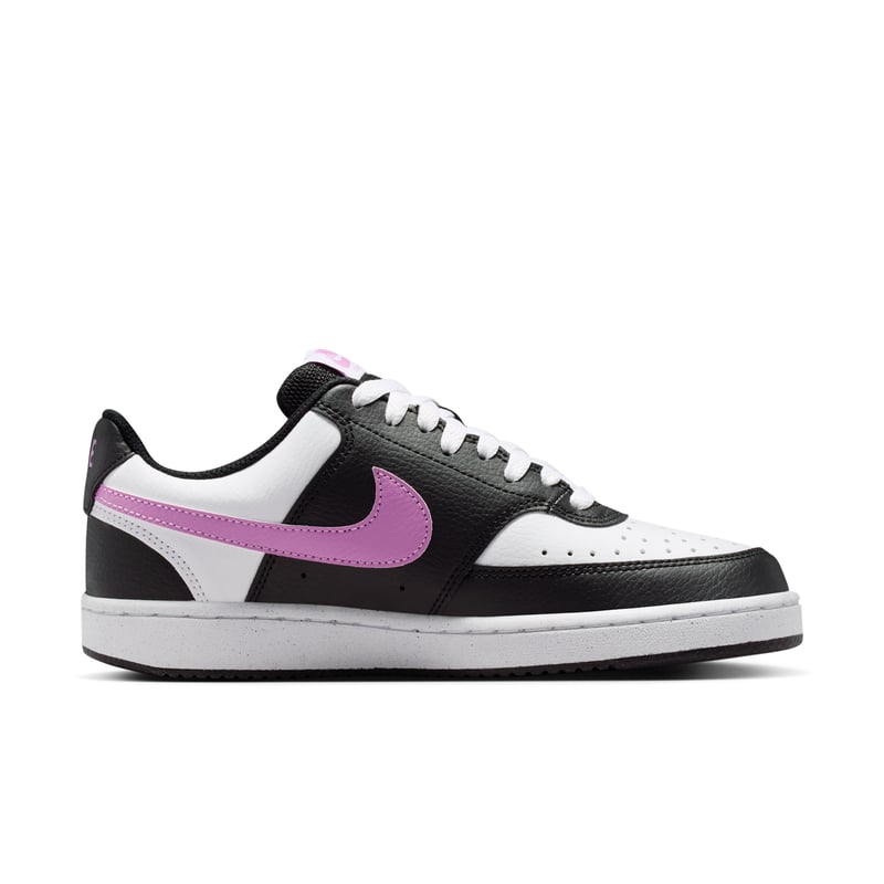 Nike Court Vision Low Next Nature sneakers "Black & Light Magenta" | Dames | Sportstyle | 03 | SPORTSHOWROOM
