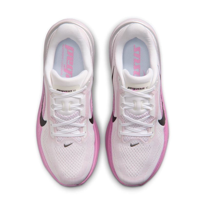 Nike Pegasus 42 running shoes "White & Light Magenta" | Women | Running | 04 | SPORTSHOWROOM