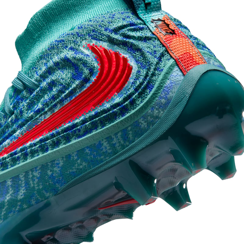 Scarpe da football Nike Alpha Menace 5 Elite "Mineral Teal & Bright Crimson" | Uomo | Football americano | 09 | SPORTSHOWROOM