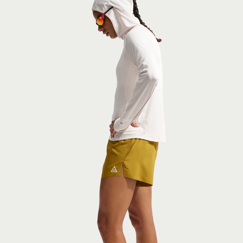 Nike ACG Dri-FIT Mid-Rise Brief-Lined Shorts "Peat Moss & Ironstone" | Women | Outdoor | 04 | SPORTSHOWROOM