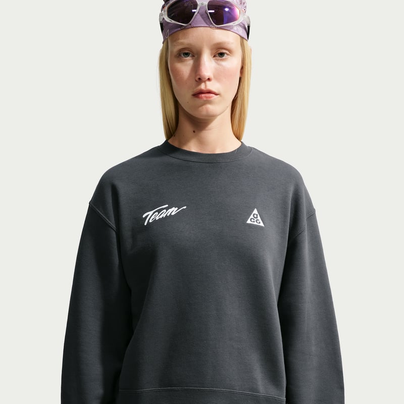 Nike ACG 'Tuff Fleece' Dri-FIT Crew-Neck Pullover "Dark Smoke Grey" | Damen | | 01 | SPORTSHOWROOM