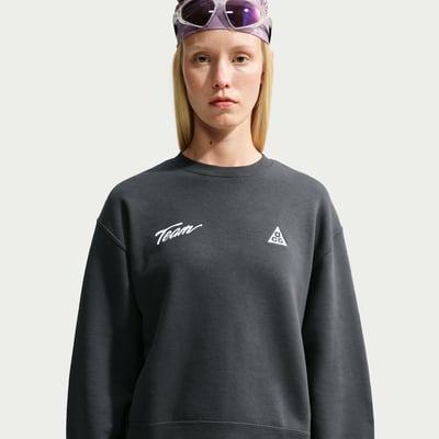 Pulover Nike ACG 'Tuff Fleece' Dri-FIT Crew-Neck "Dark Smoke Grey" | Ženske | | 01 | SPORTSHOWROOM
