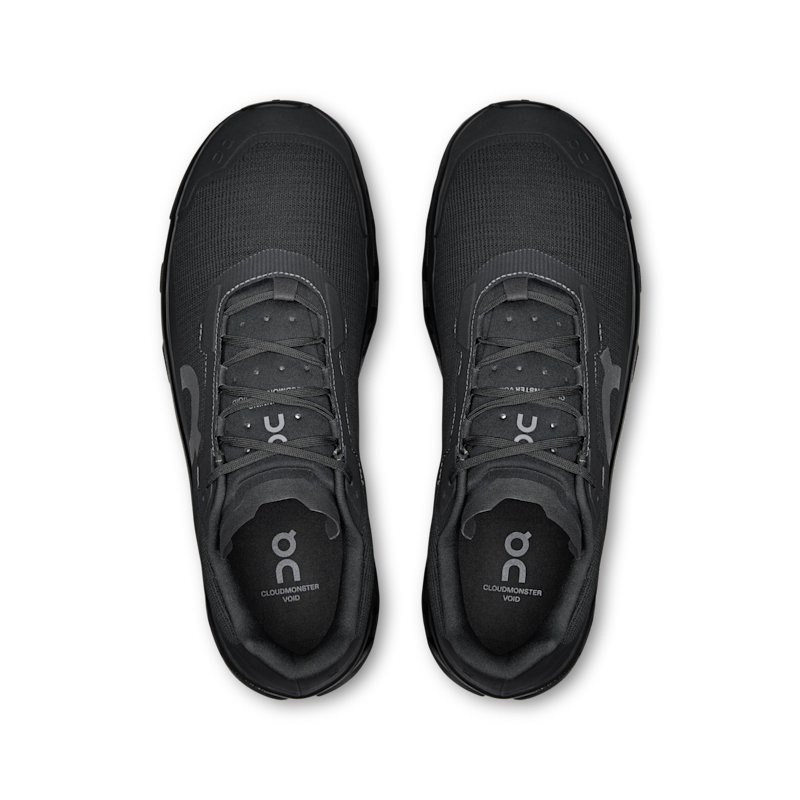 On Cloudmonster Void Laufschuhe "Triple Black" | Herren | Laufen | 02 | SPORTSHOWROOM
