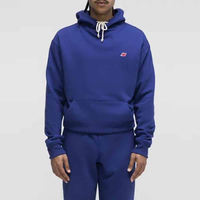New Balance Made in USA Core Kapucnis pulover "Blue Oyster" | Férfi | | 03 | SPORTSHOWROOM