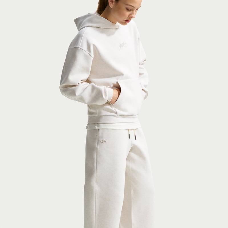 Pantalon Nike Caitlin Standard Issue Dri-FIT Open-Hem "Pale Ivory & Heather" | Femme | Basketball | 04 | SPORTSHOWROOM