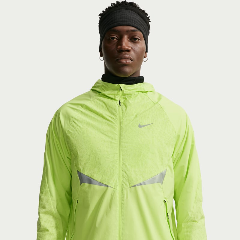 Nike Stride Therma-FIT Repel Winterized Jacket "Light Lemon Twist & Light Smoke Grey" | Men | Running | 01 | SPORTSHOWROOM
