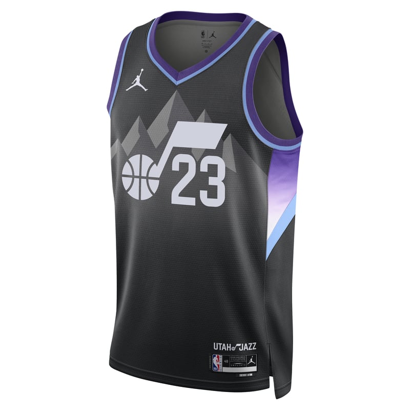 Nike Jordan Utah Jazz 2024/25 Statement Edition Dri-FIT NBA Swingman Lauri Markkanen HQ6983-010 01