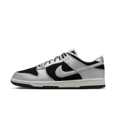 Nike Dunk Low Retro sneakers "Metallic Silver & Black" | Heren | Sportstyle | 01 | SPORTSHOWROOM