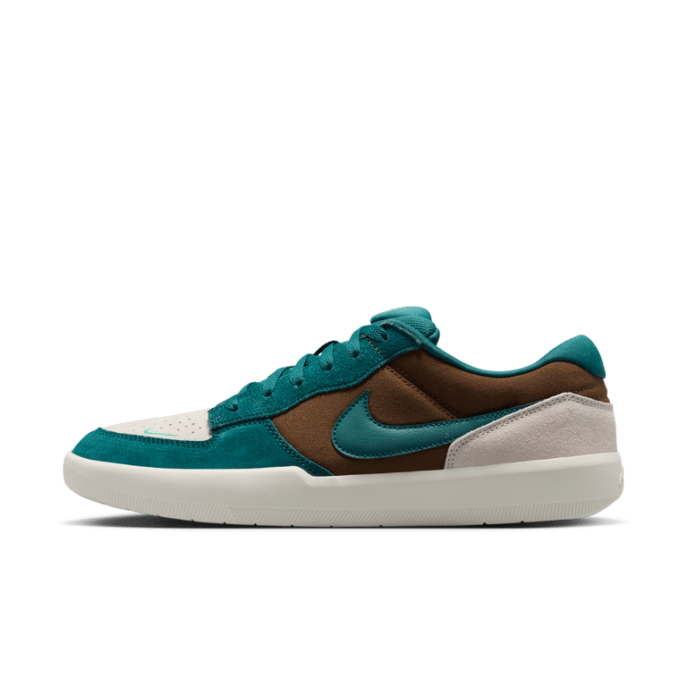 Nike SB Force 58 skate shoes "Mosswood Brown & Geode Teal" | Men | Skateboarding | 01 | SPORTSHOWROOM