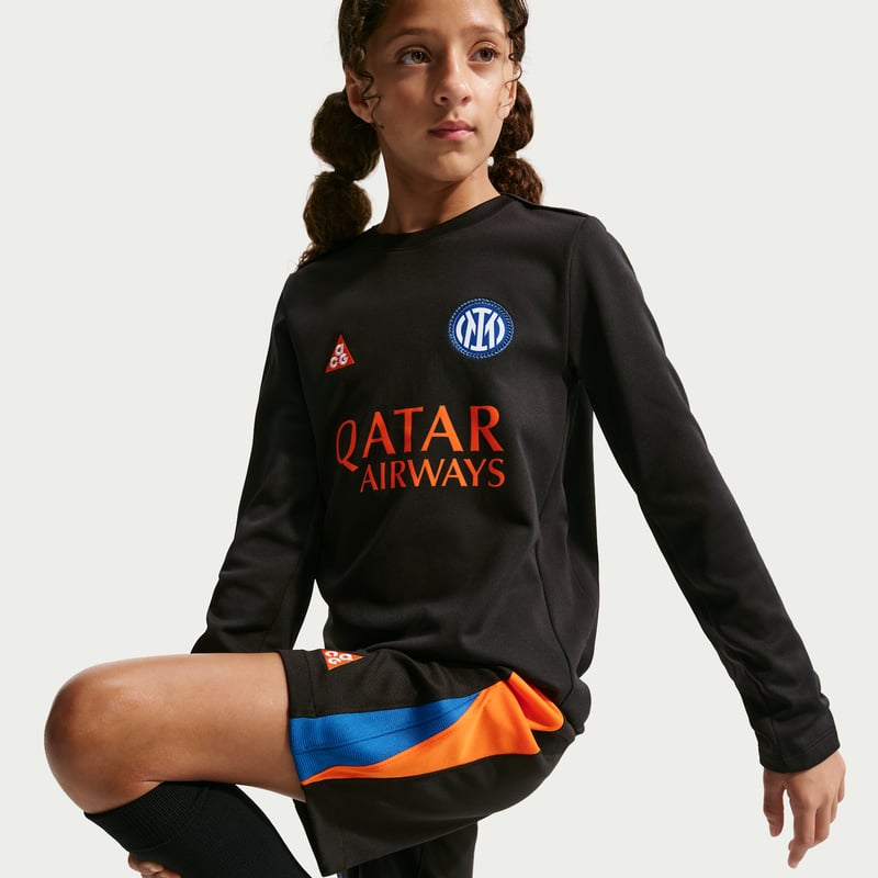 Nike Inter Milan Academy Pro SE ACG Dri-FIT Pre-Match Shirt "Black & Safety Orange" | Kids | Training & Football | 03 | SPORTSHOWROOM