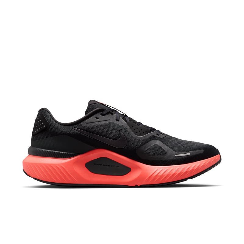 Nike Structure 26 Laufschuhe "Black & Bright Crimson" | Herren | Laufen | 03 | SPORTSHOWROOM