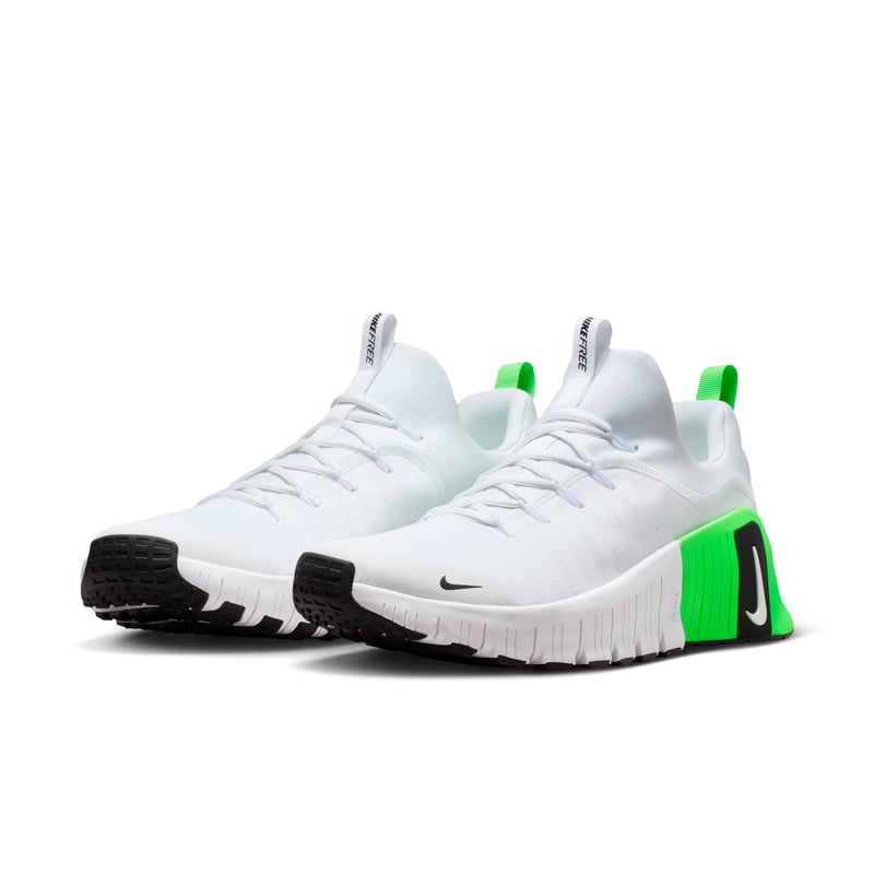 Nike Free Metcon 6 gym runners "White & Green Strike" | Men | Training | 05 | SPORTSHOWROOM