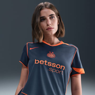 Nike Inter Milan 2025/26 Stadium Third Dri-FIT Total 90 Replica Troja "Thunder Blue & Safety Orange" | Kvinnor | Fotboll | 01 | SPORTSHOWROOM