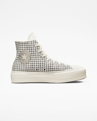 Converse Chuck Taylor All Star Lift Platform High ‘Houndstooth Shine’ A04276C 01
