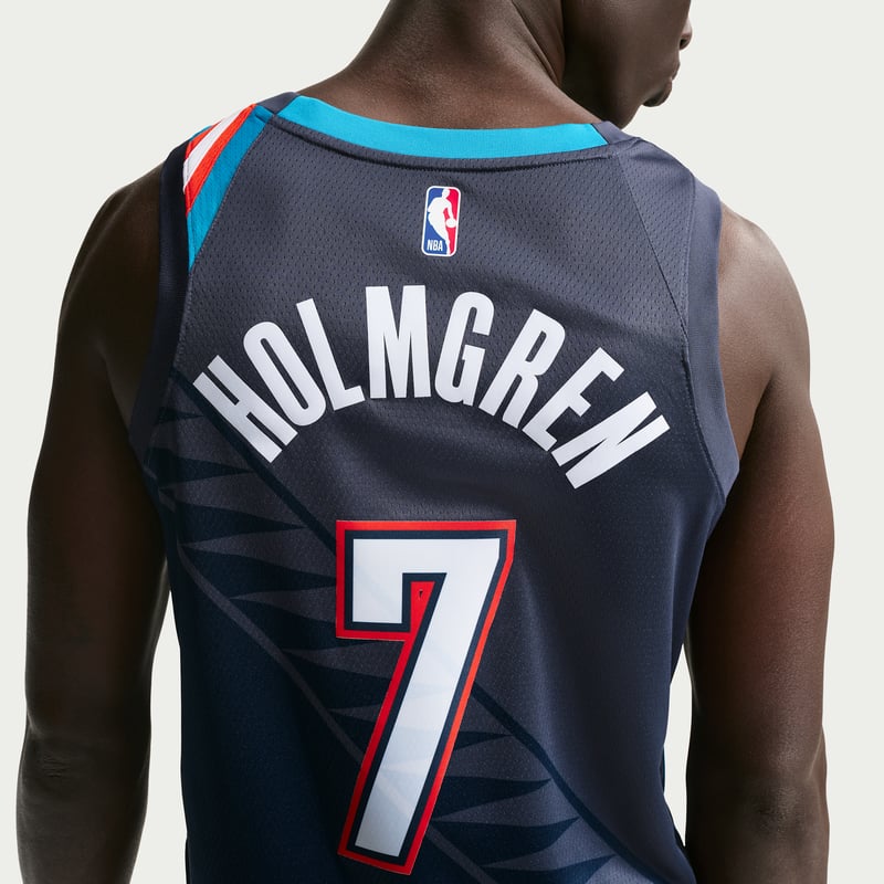 Nike Oklahoma City Thunder City Edition NBA Swingman Chet Holmgren HM5990-438 05