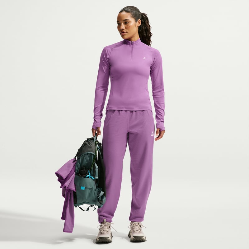 Nike ACG "Wildsee" Dri-FIT 1/4-Zip Topp "Monarch Purple" | Kvinnor | Vandring | 04 | SPORTSHOWROOM