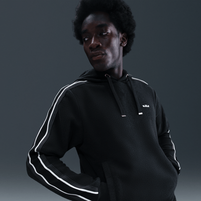 Nike LeBron Standard Issue Therma-FIT Pullover Huvtroja "Black & Sail" | Män | Basket | 01 | SPORTSHOWROOM