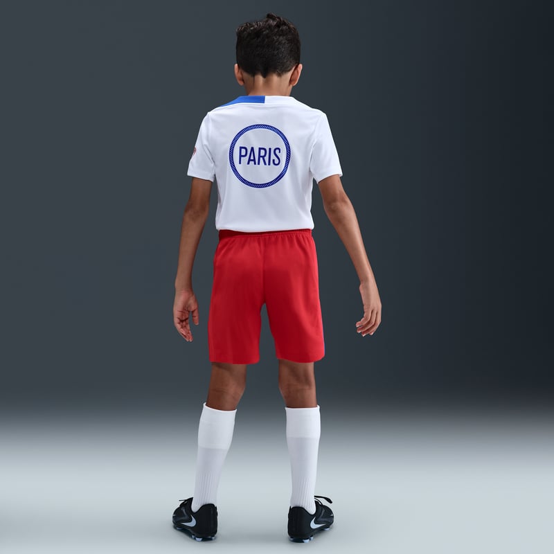 Nike PSG 2025/26 Stadium Third Dri-FIT Total 90 Replica Shorts "Global Red & Hyper Royal" | Kids | SportStyle | 04 | SPORTSHOWROOM