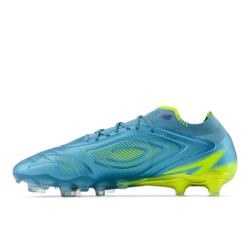 Scarpe da calcio New Balance Tekela Elite Low Laced FG v5 "Metallic Blue & Alkaline Green" | Uomo & Donna | Calcio | 01 | SPORTSHOWROOM