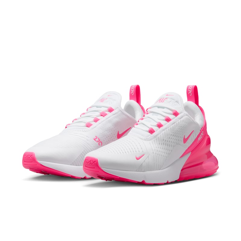 Nike Air Max 270 sneakerek "White & Hyper Pink" | Női | Sportstyle | 05 | SPORTSHOWROOM