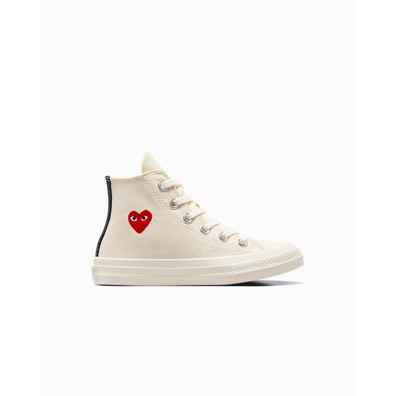 Converse Chuck 70 High x Comme des Garçons PLAY ‘Single Heart’ A08803C 01