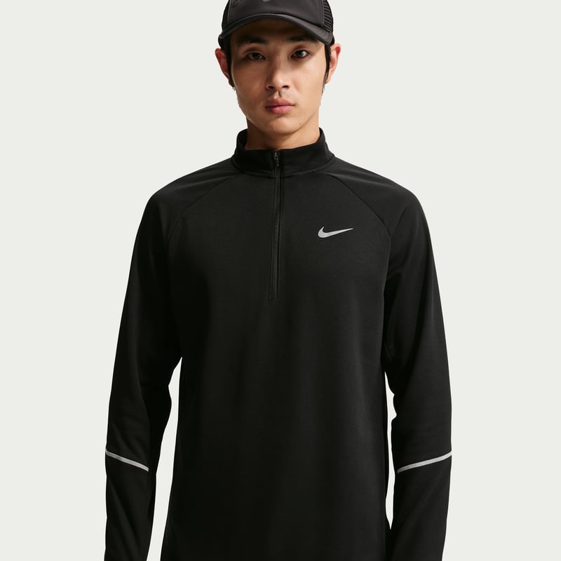Nike Miler Therma-FIT Winterized 1/2-Zip Top "Black" | Men | Running | 01 | SPORTSHOWROOM