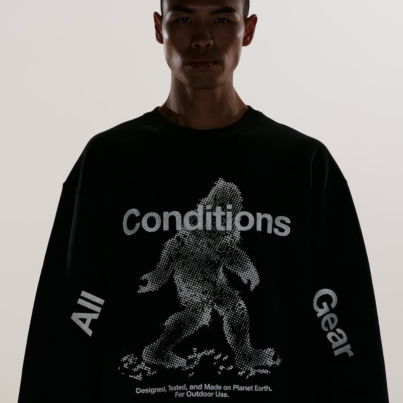 Moletom Nike ACG "Tuff Fleece" Therma-FIT Pullover Crew-Neck "Black" | Homem | | 06 | SPORTSHOWROOM
