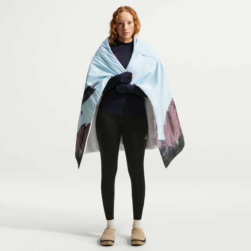 Nike ACG USA Therma-FIT ADV Reversible Skjort "Phantom & Blue Lagoon" | Dame | | 09 | SPORTSHOWROOM